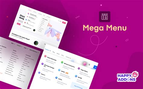 mega menu examples